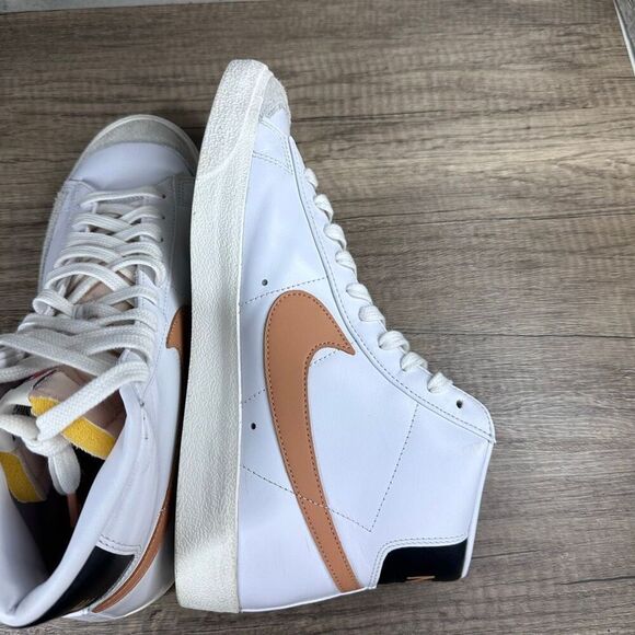 Nike~Men’s~Blazer Mid \'77‎ Vintage Shoes “White/Amber Brown” ~Size 10.5 main image 7